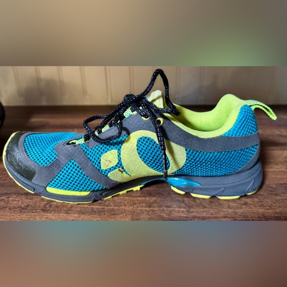 Pearl Izumi Peak II Womens Size 9.5 Blue Trail Race Sneakers Performance Lace - Picture 13 of 14